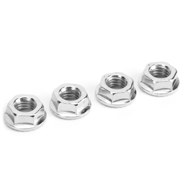 Flange Nut Set 100 Pcs 304 Stainless Steel M8 for Machine Industry