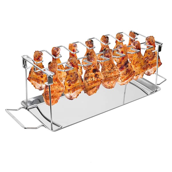 Kyllingestativ - Kyllingelegsstativ - BBQ Kyllingestativ - Kraftig udførelse