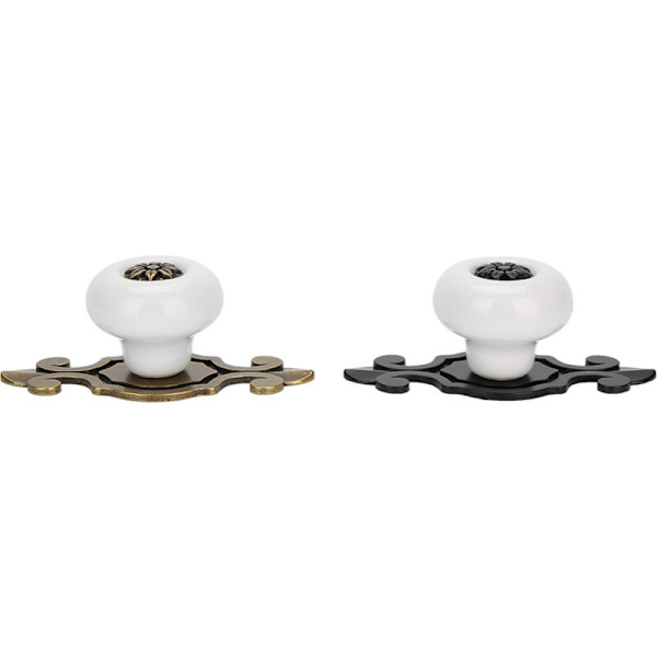 4 Pcs Home Decor Ceramic Drawer Knobs Cabinet Handles
