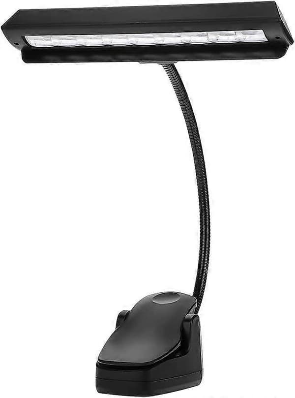 Nodebladslampe med klemme, 9 LED Clip-on Lampe til Nodeblade