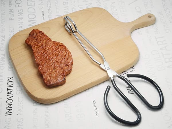 10-tommer kraftige køkkensakse i rustfrit stål, sæt med 2