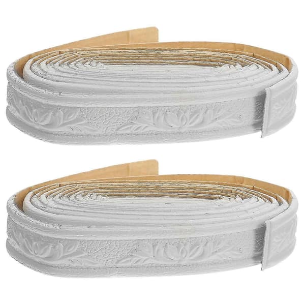 Self-Adhesive 3D Wallpaper Border for European Walls (2 Rolls)