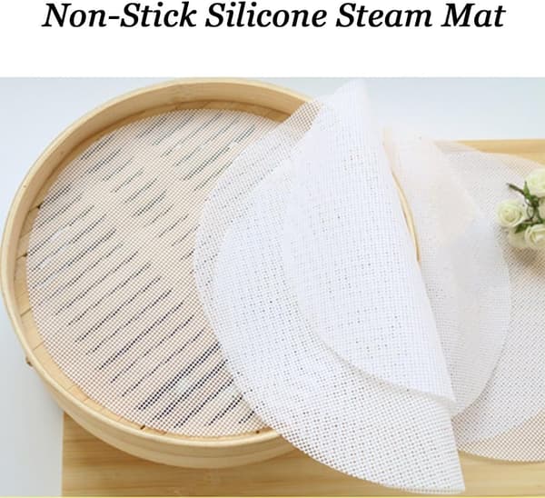 Silikon dampmatte, gjenbrukbart dampnett, rund