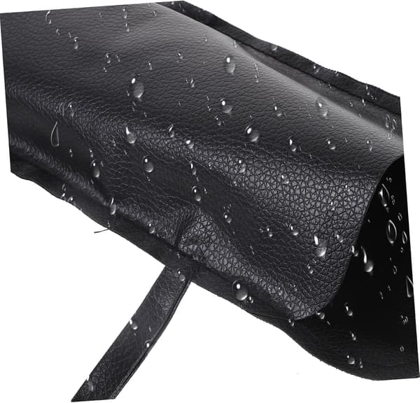 2pcs Leather Umbrella Cover Bag Windproof Compact Travel Umbrella Storage Bag
