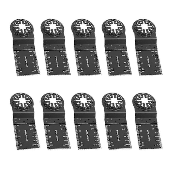 Oscillating Saw Blade 10 Pcs Multi-Tool Blades with Starlock Interface 34mm 40mm Cutting Depth