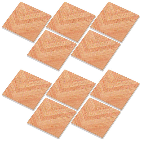 18 kpl Mini Leikkikalut Lapselle Pieni Lattia Miniatyyri Nuken Kotiin (kuten Kuvassa) 3X3X0.25CM 3X3X0.25CM