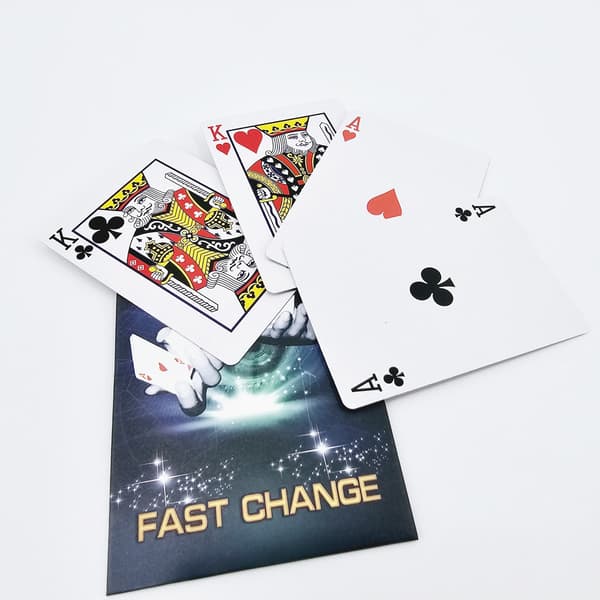10-delt KingMagic pokerkort trick magisk show rekvisit
