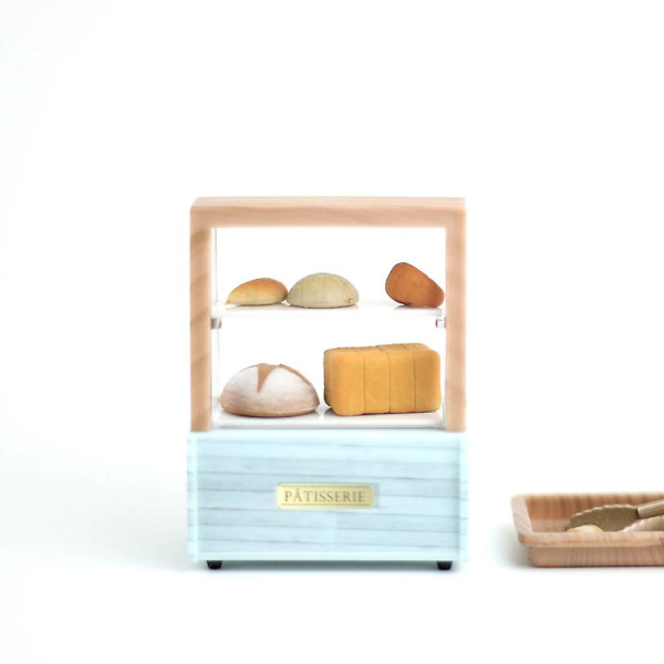 1 Sett Mini Brødskap Modell Dukkehus Miniatyrskap Med Tilbehør Assortert Farge Assorted ColorAssorted Color2 5.5X4.5X2.2CM
