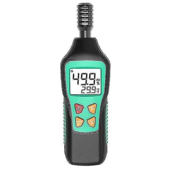 Handhållen digital termometer Hygrometer LCD-display Temperatur fuktighetsmätare