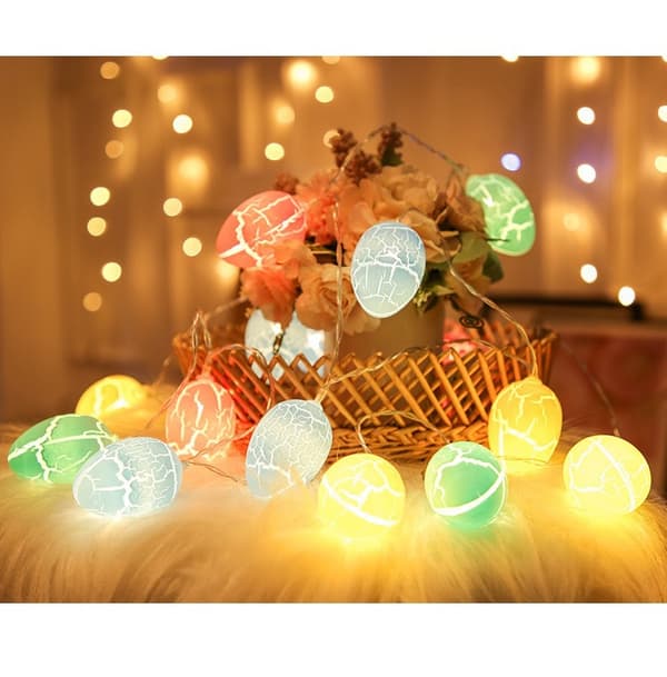90 cm Easter-themed battery-operated egg lamp