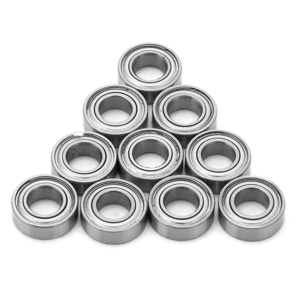 10 pcs R166ZZ 4.762x9.525x3.175 mm Miniature Shielded Ball Bearings