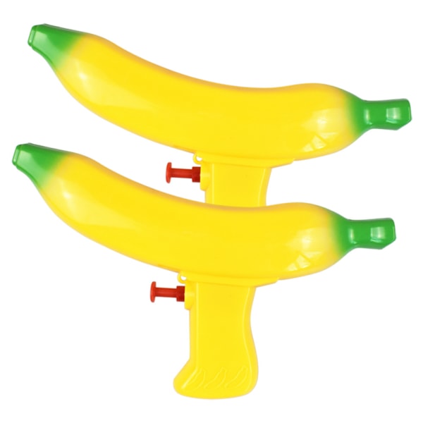 2 stk strandleker for barn Vannsprutpistoler for barn Bananform Vannleketøy Barn Vannleke Barn Vannbløtlegging Leke Vannleketøy Vann