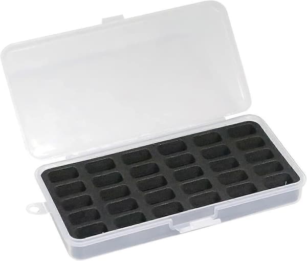 Bobbin Holder Storage Box, Sewing Box Thread Organizer Holds 30 Bobbins Empty Bobbins Bobbin Box Organizer, Bobbin Box Organizer (Box Only)