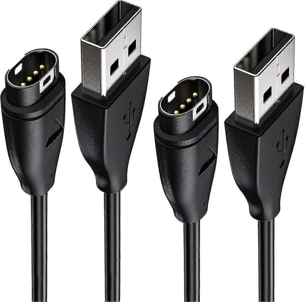 Charger 2-pack for Garmin Fenix 6 6s 6x Pro Sapphire, Ankey Charging Cable