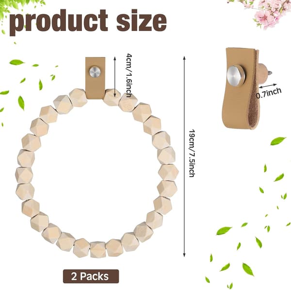 2 stk. Boho håndklestativ for tommer
