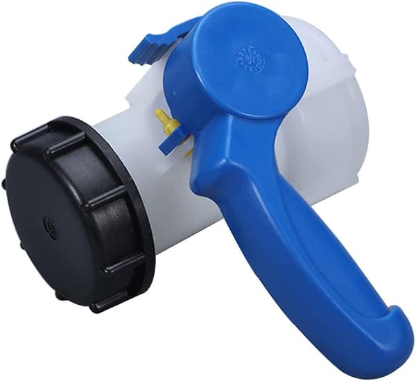 IBC vanntankadapter, IBC tankkran universaladapter DN40 62mm for tømmekran, regnvannstank, dunk