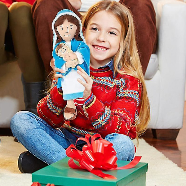 Plush Mary Myk Bløt Plysj Pute Dukke Samleobjekt Plysj Gave 12.8\"