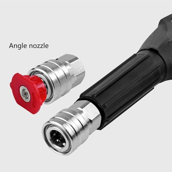 Quick Connect in Stainless Steel for Pressure Washer 6.35 mm. Accessory to Improve Performance. Efficient Cleaning Tool
