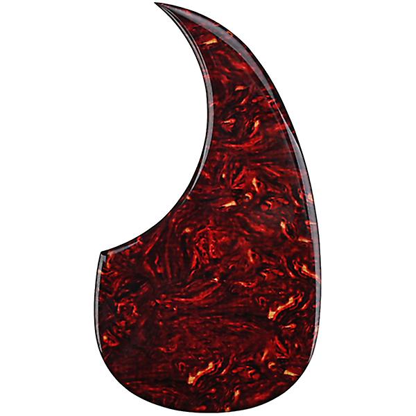 Selvklebende Akustisk Gitar Pickguard Profesjonell Impact Protection Gitar Pickguard Mørk Rød 17.5X9.65CM Dark Red 17.5X9.65CM