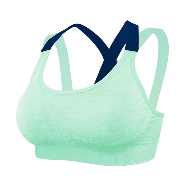 1 kpl Urheiluliivit Ilman Luuta Yoga Fitness Naisten Liivit Hihaton Tankki Muodikkaat Camisole Alusliivit ( Green M