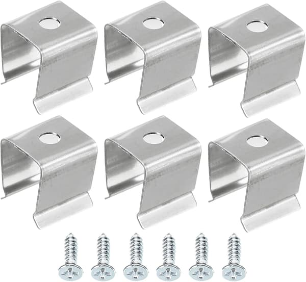Reblys monteringsclips, til 8 mm til 11 mm vandtæt LED-strip size_name 80mm