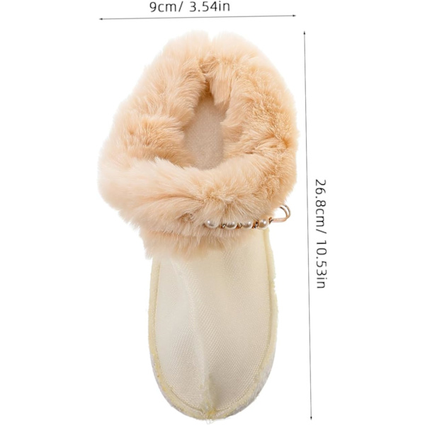 Removable Liners for Slippers Warm Lining Winter Plush Shoe Insert Size