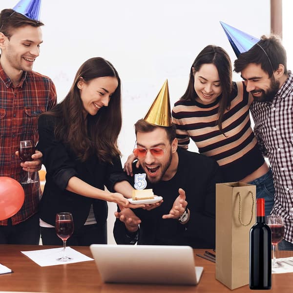 12-pack Vinpåsar, Återvunna Vinpåsar för Champagne
