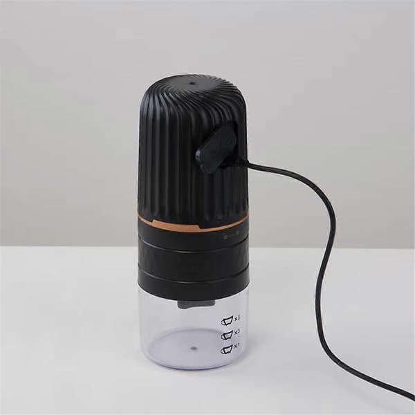 Portable Coffee Grinder - USB Rechargeable Automatic Bean Grinder with Espresso Machine Features for T