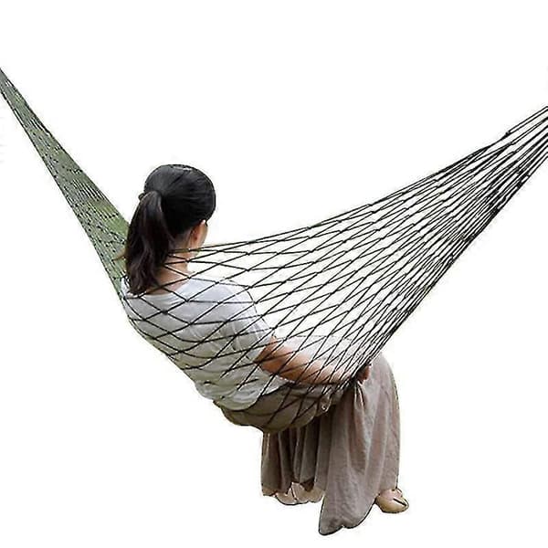 Camping Hammock Outdoor Hammock Travel Sleeping Swing Bed Mesh Hammock
