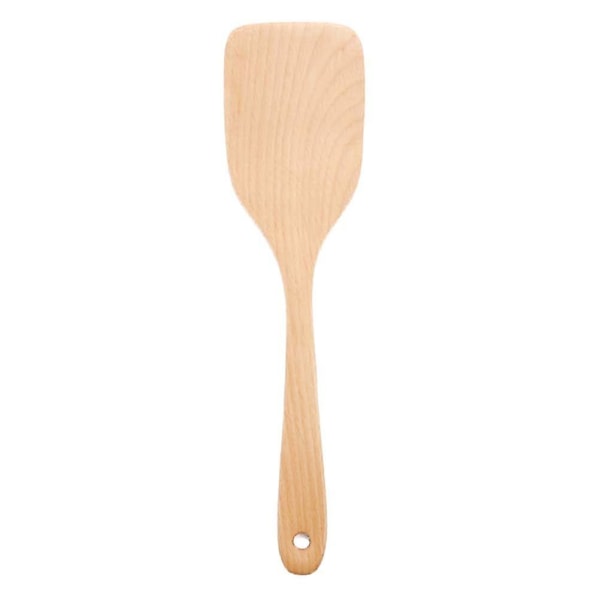 Köksträspatel Naturlig Icke-klibbig Bokträvändare Praktisk Köksplat spade (31x7,5cm)