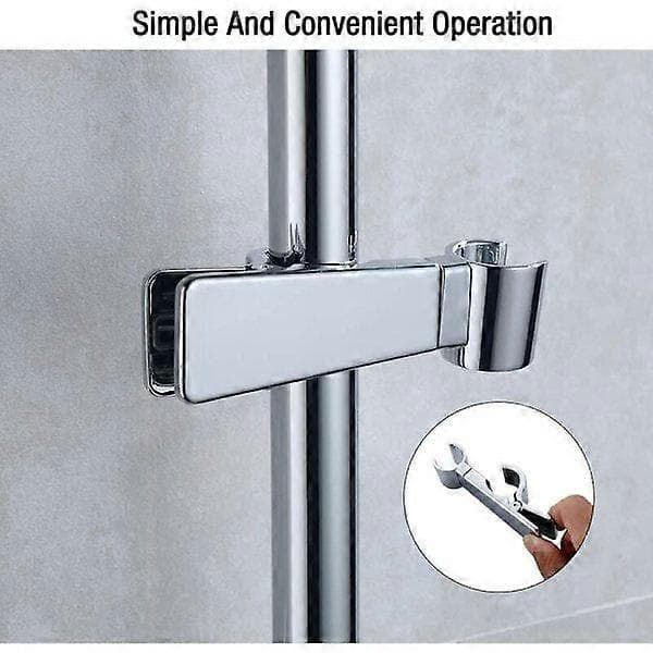Handheld Shower Holder, 18-25 MM Shower Head Holder, Replaceable Wall Mounted Shower Head Holder, Universal Hand Shower Holder, Height Adjustable