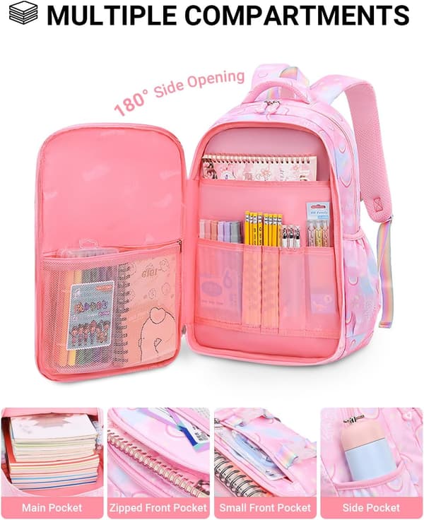 Children's School Backpack, Waterproof Backpack for Primary School Students, Lightweight and Casual Backpack