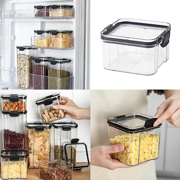 Matbehållare Kylskåpsorganisatör Färsk Frukt Socker Utrymmesbesparande 460 ml