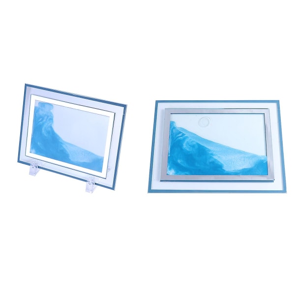 3d kunst kvikksand maleri glassramme kvikksand maleri Delikat kvikksand maleri gave desktop annonse 20X15cm
