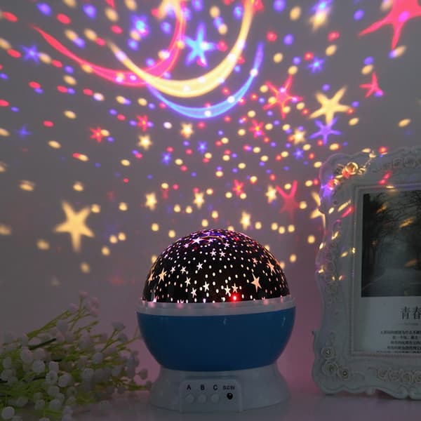 Fantasy Starry Sky Lamp Colorful Light Night Lamp Bedroom Creative Starry Sky Projector Lamp Romantic Interesting Atmosphere Lamp