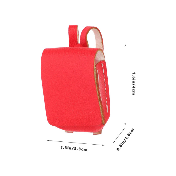 Miniatyr Ryggsäck Modell Dock Ryggsäck Modell Liten Ryggsäck Figur Mini Hus Dock Väska Dekoration Röd4X Red 4X3.3CM