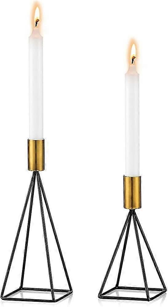 Candlestick Candlestick Candlestick Set Of 2, Decorative Metal Candlesticks