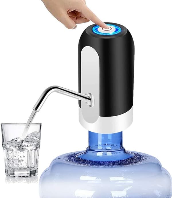 Vannflaskepumpe USB-lading Vannflaskedispenser Automatisk drikkevannspumpedispenser
