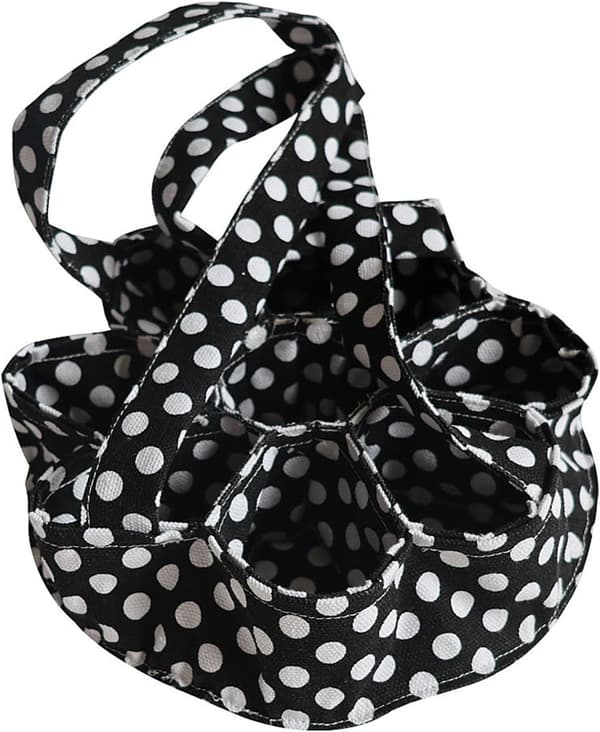 Egg Basket with 9 Compartments Egg Collection Bag for Chickens, Duck Egg Collection Small Egg Holder & Organizer for Transport Storage