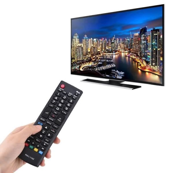 Universal fjärrkontroll - LCD TV - Slitstark - Låg strömförbrukning - 8 meters räckvidd