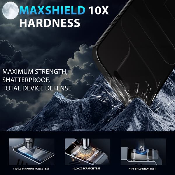 1-pack iPhone 17 Air Privacy Screen Protector - Tempered Glass 9H - Super Quality 3D iPhone 17 Air