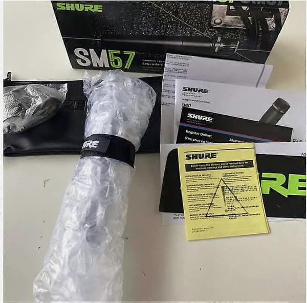 Shure SM57 SM57-LC Kardioid Dynamisk Kablet Instrumentmikrofon Sort UK