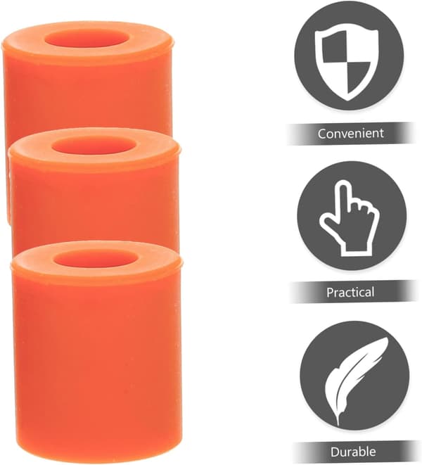 8pcs Silicone Printer Heat Bed Leveling Columns 18mm Stable Heat Bed Mounts High Temperature Resistant Accessories