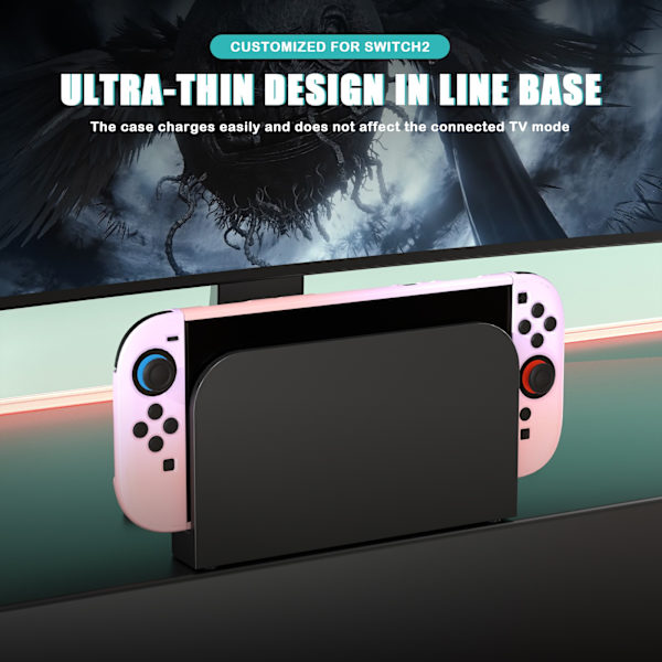 Gradient PC Hard Protective Case Compatible with Nintendo Switch 2 Console - Purple