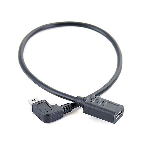 USB-C til Mini USB-kabel Rask dataoverføring Ladekonverter for musikkspiller GPS-kamera db