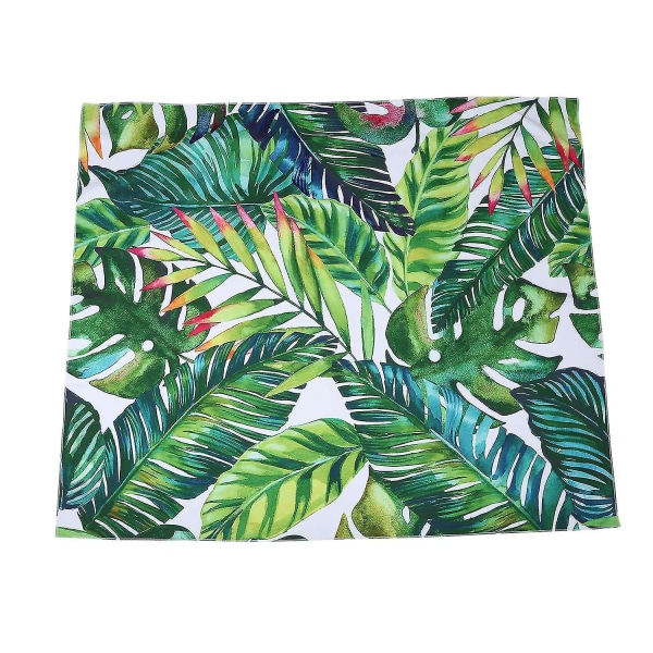 150x130cm Väggbonad Strandhandduk Soffa Väggdekoration (gröna blad)