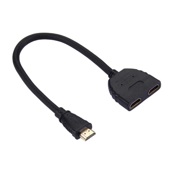 HDMI-splitter med 30 cm kabel