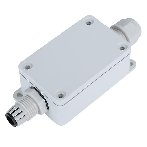 Weatherproof Connection Box Outdoor Electrical Power Cord Enclosure For CablesWhite11.4x4.2cm