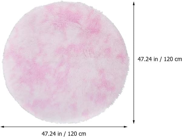 Tie Dye Gulvmatte Glatt Gulvteppe med Plysj Polyestermateriale og Dekorativ Funksjon