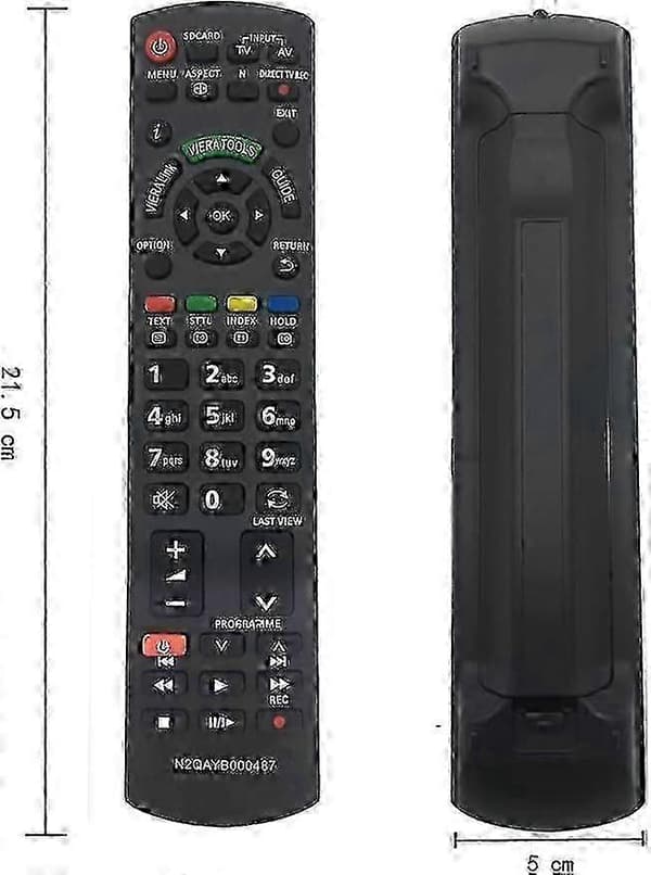 Erstatningsfjernkontroll Panasonic N2QAYB000487 for universell Panasonic TV Edition 1